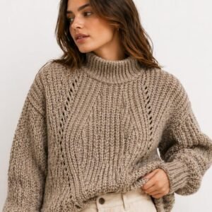 Sweater Tejido Rufina Visón